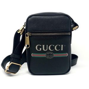 NIB Gucci Print Messenger Bag